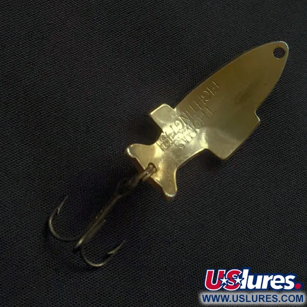 Vintage   Thomas Fighting fish, 1/4oz gold/red fishing spoon #22363