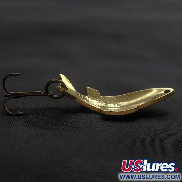 Vintage   Thomas Fighting fish, 1/4oz gold/red fishing spoon #22363