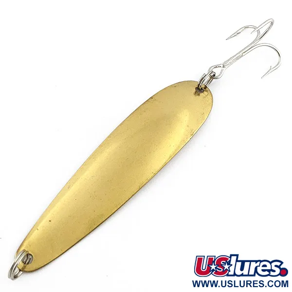 Vintage   Hicks Tackle, 2/5oz gold fishing spoon #23010