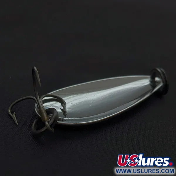 Vintage   Worth Chippewa Steel Spoon, 1/3oz nickel fishing spoon #22443