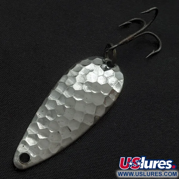 Vintage   Worth Chippewa, 3/16oz nickel fishing spoon #22444