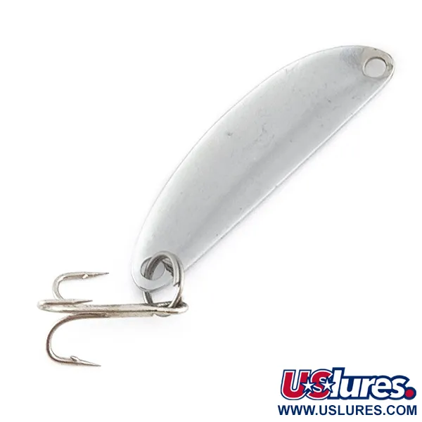 Vintage  Jeros Tackle Scotchline spoon, 3/16oz nickel fishing spoon #22449