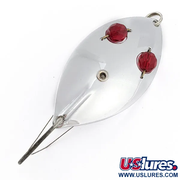 Vintage   Hofschneider Red Eye Wiggler Weedless, 1oz  fishing spoon #22466