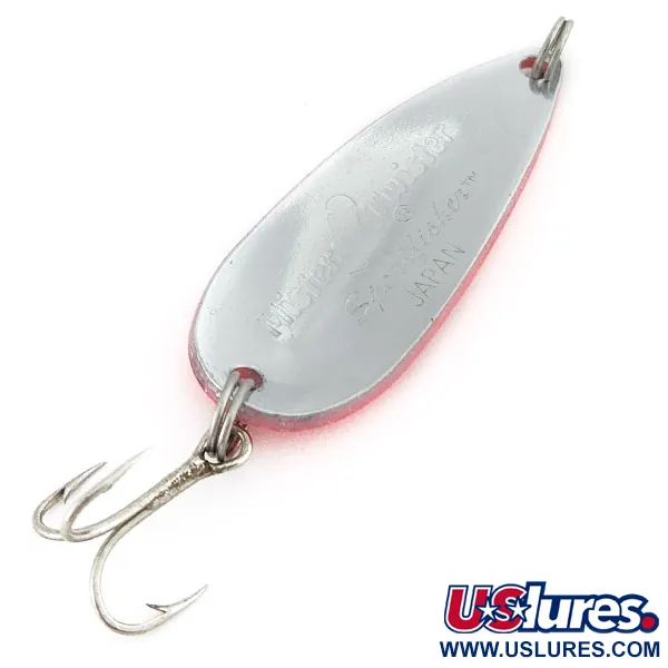 Vintage   Mister Twister Sonic Spoon, 2/5oz red/black/silver fishing spoon #22488