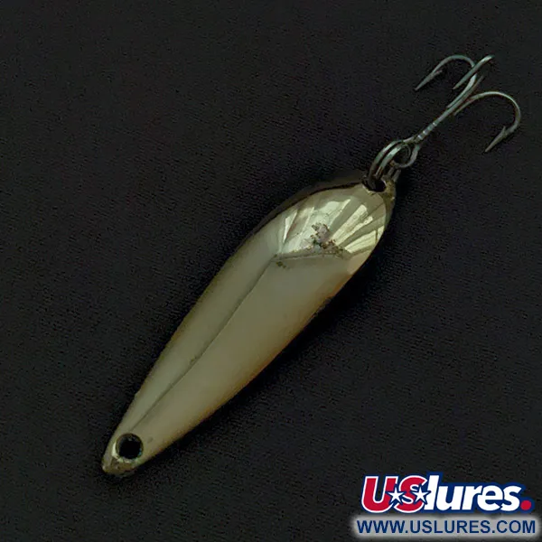 Vintage  Acme  Fiord Spoon Jr Lightning (1950s), 1/4oz gold fishing spoon #22508