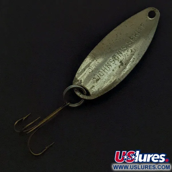Vintage   Johnson Sprite, 1/4oz gold fishing spoon #22509