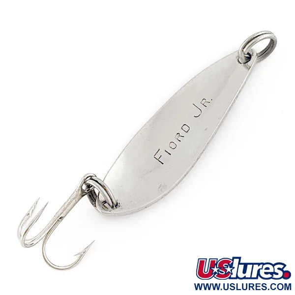 Vintage  Acme Fiord Spoon Jr, 1/8oz nickel fishing spoon #22532