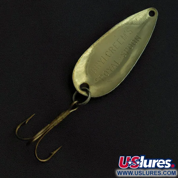 Vintage  Other Brylcreem Royal Spoon, 3/16oz gold fishing spoon #22534