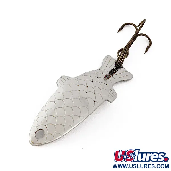 Vintage  Jeros Tackle Scotchline spoon, 1/8oz нікель fishing spoon #22538