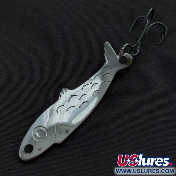 Vintage   Scotchline spoon, 3/16oz nickel fishing spoon #22539