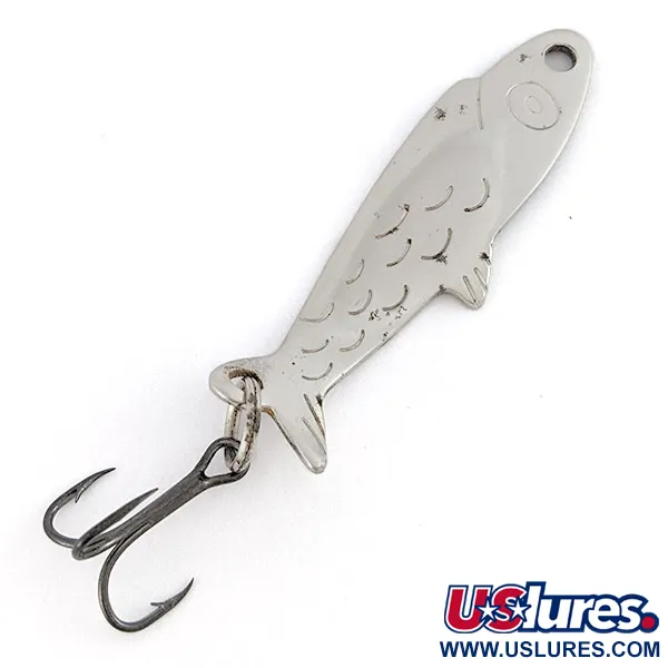 Vintage   Scotchline spoon, 3/16oz nickel fishing spoon #22539