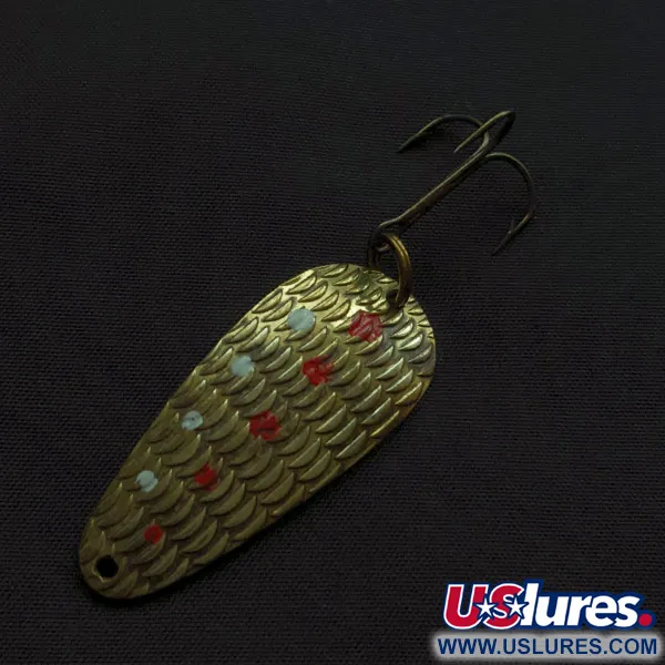 Vintage   Thomas Cyclone, 1/4oz brass fishing spoon #22559