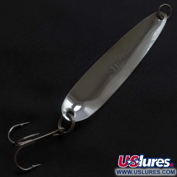 Vintage   Stinger, 1/4oz nickel/hologram fishing spoon #22566