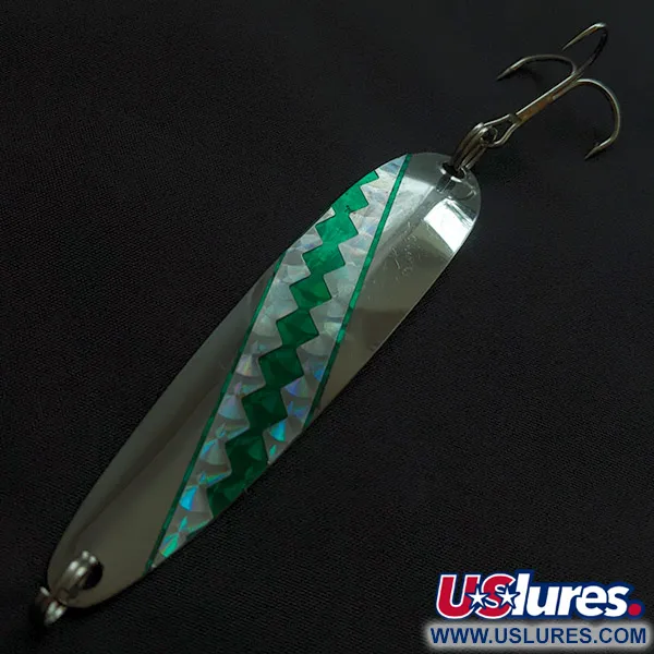 Vintage   Stinger, 1/4oz nickel/hologram fishing spoon #22566