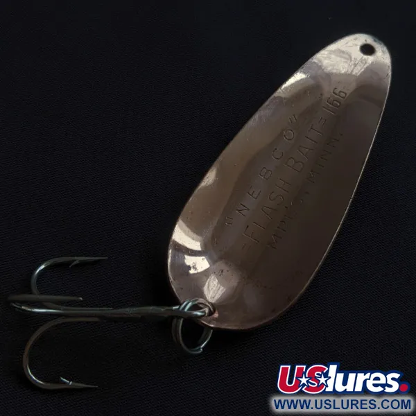 Vintage   Nebco Flashbait 166, 1/2oz copper fishing spoon #22577