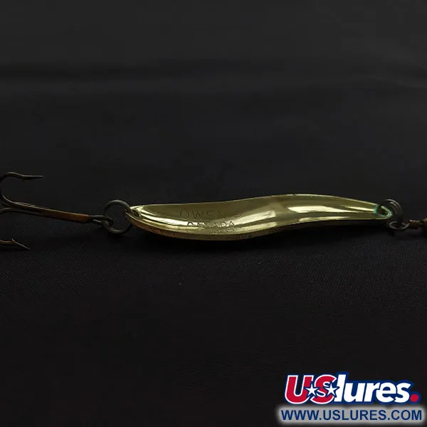 Vintage  Dominion tackle Dominion Owen's Canada 305, 2/5oz gold fishing spoon #22581