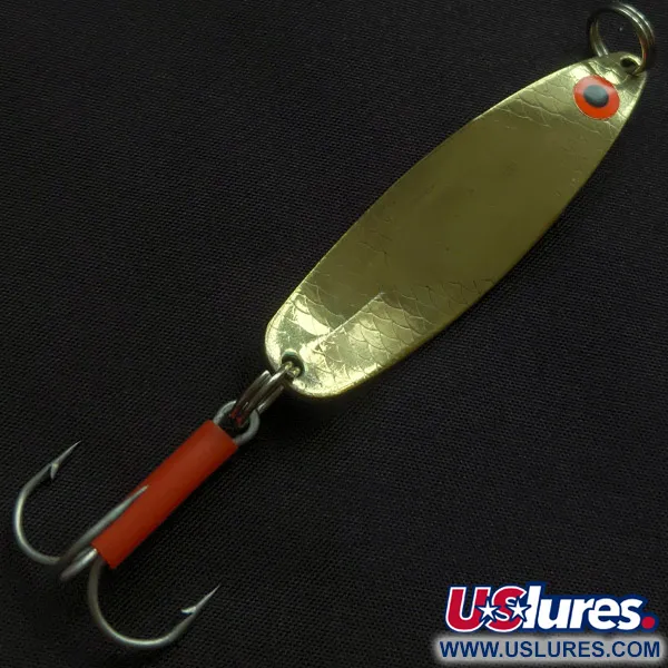 Vintage   Mepps Syclops 1, 2/5oz gold fishing spoon #22586