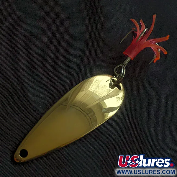 Vintage   Johnson Sprite, 1/3oz gold fishing spoon #22588
