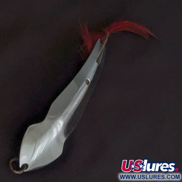 Vintage  Tony Accetta Tony Acсetta Pet Spoon 17, 1 2/3oz nickel fishing spoon #22597