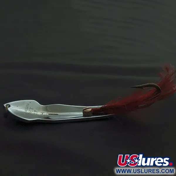 Vintage  Tony Accetta Tony Acсetta Pet Spoon 17, 1 2/3oz nickel fishing spoon #22597