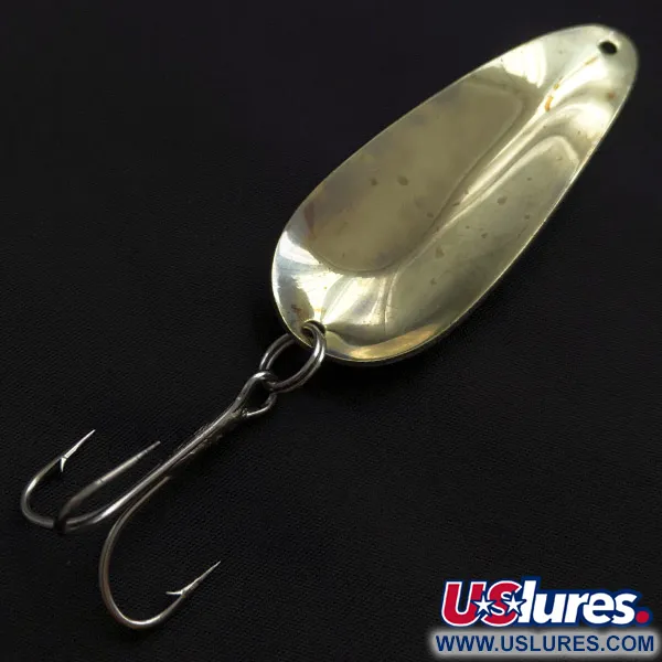 Vintage   Worth Chippewa, 3/5oz czerwony/biały/złoty fishing spoon #22636