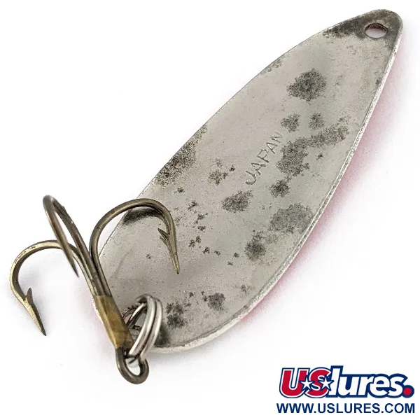 Vintage   Kmart, 1/4oz red/white/nickel fishing spoon #22637