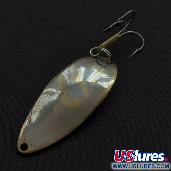 Vintage  Seneca Little Cleo (Hula Girl), 2/3oz nickel/gold/copper fishing spoon #22673