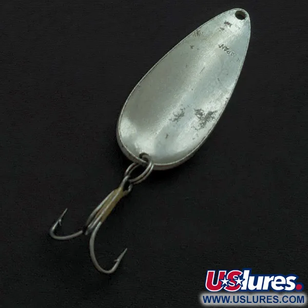 Vintage   Kmart Spoon (Japan), 3/5oz black/white/nickel fishing spoon #22718