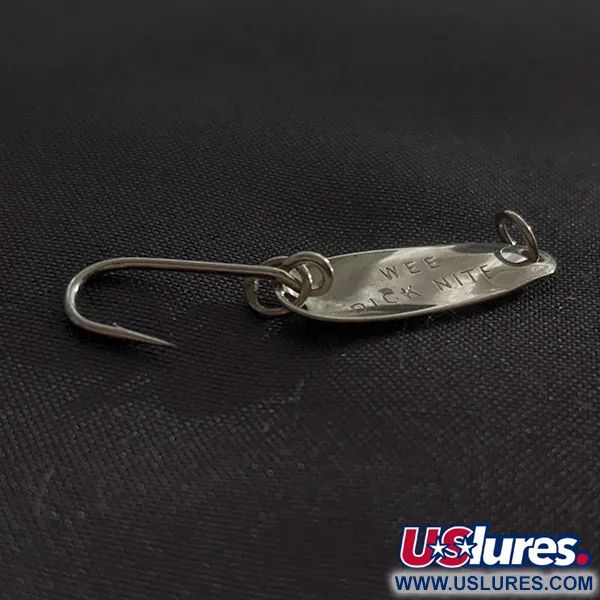 Vintage  Dick Nite Spoons Dick Nite Wee, 1/32oz nickel fishing spoon #22730