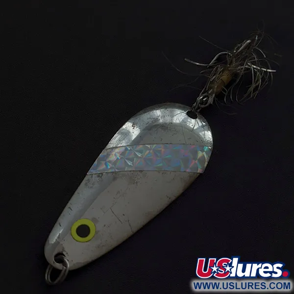 Vintage  Lindy / Little Joe Lindy Finsel silver plated, 2/3oz silver (silver plated) fishing spoon #22734