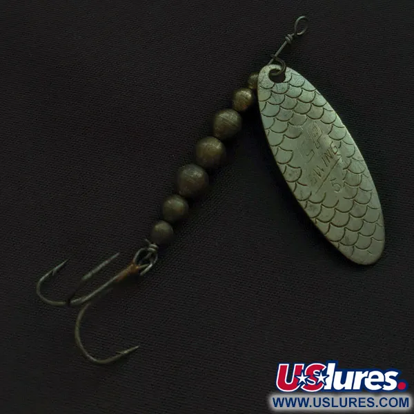 Vintage  C.P. Swing Bait CP-Swing 5, 1/4oz silver/brass spinning lure #22749