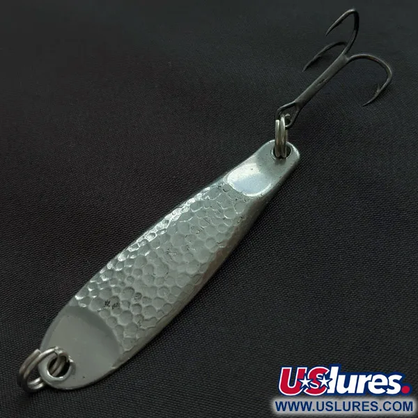 Vintage   Hopkins Shorty 75, 3/4oz nickel fishing spoon #22766
