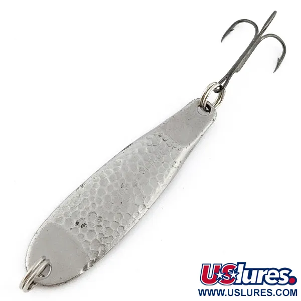 Vintage   Hopkins Shorty 75, 3/4oz nickel fishing spoon #22766