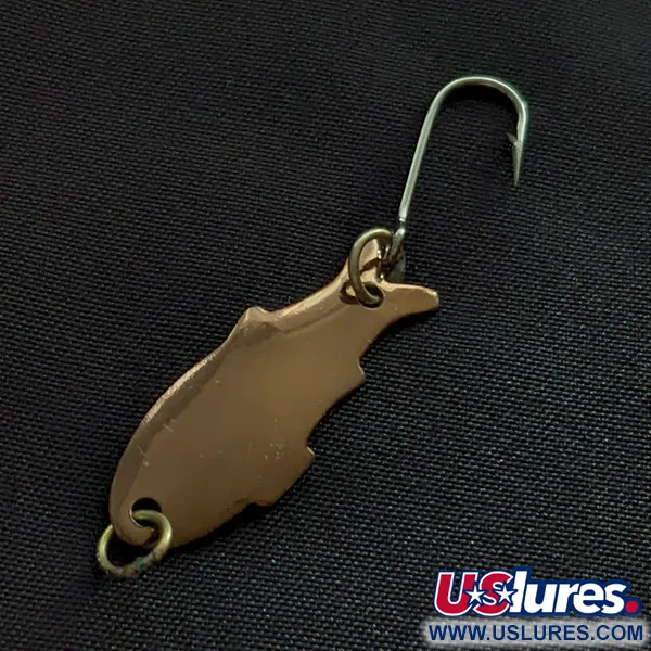 Vintage   Shoff's Triple Teazer, 1/32oz copper fishing spoon #22767