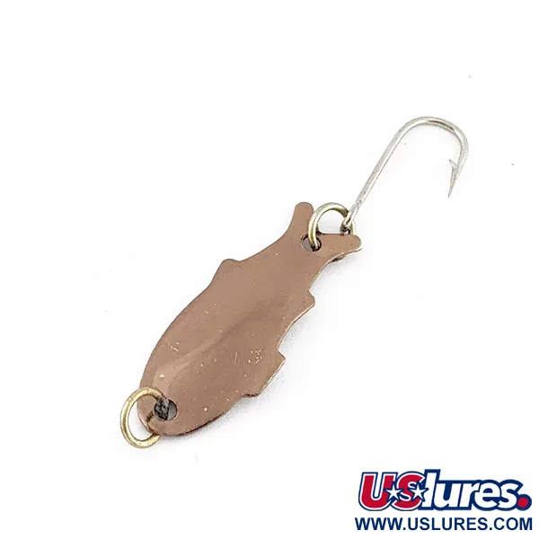 Vintage   Shoff's Triple Teazer, 1/32oz copper fishing spoon #22767