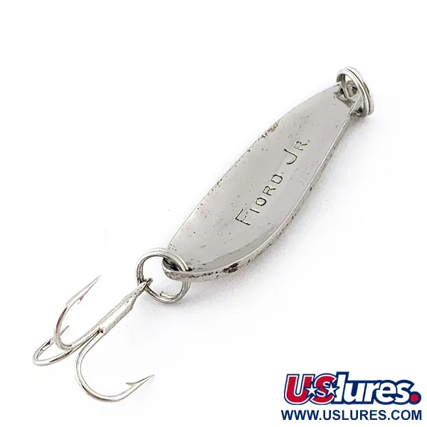 Vintage  Acme Fiord Spoon Jr, 1/8oz nickel fishing spoon #22769