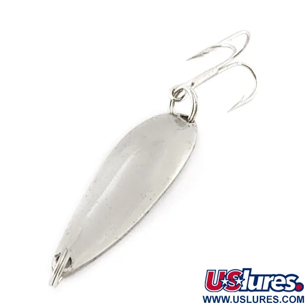 Vintage  Acme Fiord Spoon Jr, 1/8oz nickel fishing spoon #22769