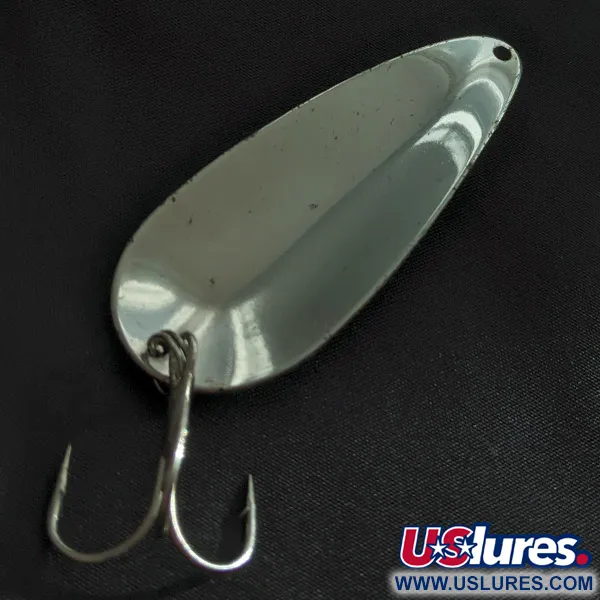 Vintage   Worth Chippewa Steel Spoon, 1/2oz nickel fishing spoon #22780