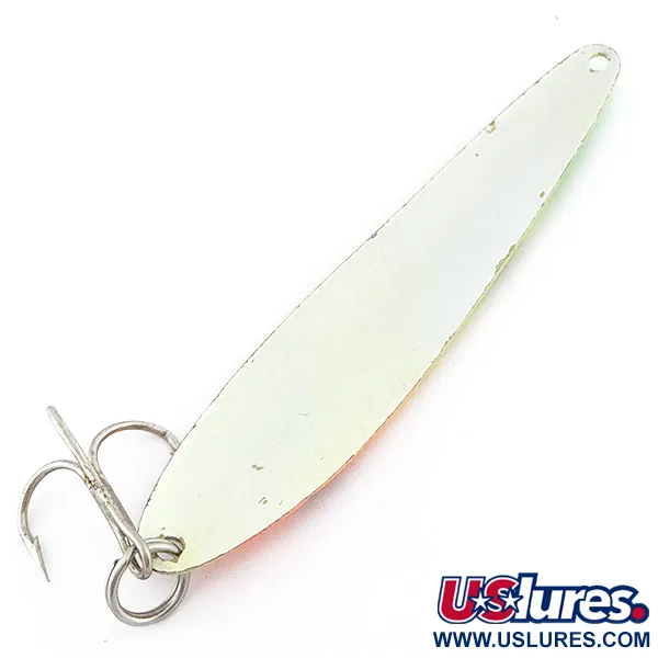 Vintage   Northport Nailer Spoon , 2/5oz green/yellow/orange fishing spoon #22802