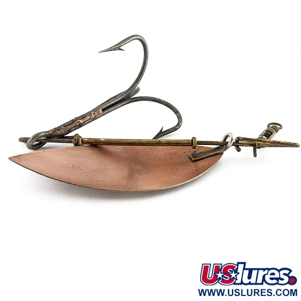 Vintage   Pflueger Muskill 12, 1 2/3oz nikiel/miedź spinning lure #22844
