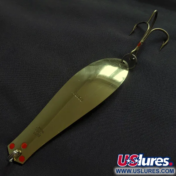 Vintage  Prescott Spinner Big Doctor 285, 1oz gold fishing spoon #22892