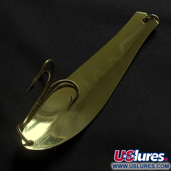 Vintage  Prescott Spinner Big Doctor 285, 1oz gold fishing spoon #22892