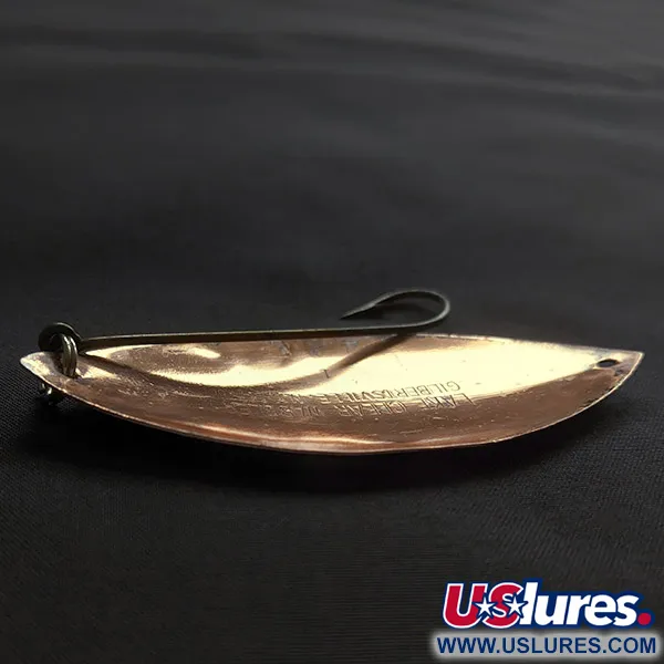 Vintage   Williams Lake Clear Wabbler, 1/3oz nickel/copper fishing spoon #22893