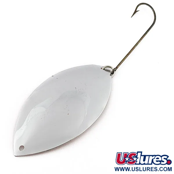 Vintage   Williams Lake Clear Wabbler, 1/3oz nickel/copper fishing spoon #22893