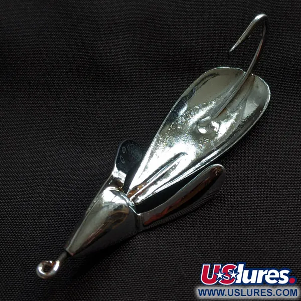 Vintage  Johnnie O'Neil Weed Wing Jonny O'Neil's, 1/3oz nickel fishing spoon #22918