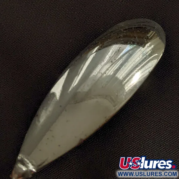Vintage   Johnson Silver Minnow, 1/3oz nickel fishing spoon #22960