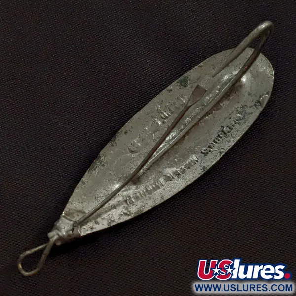 Vintage   Johnson Silver Minnow, 1/3oz nickel fishing spoon #22960