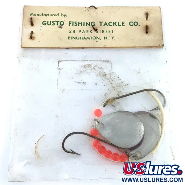   Gusto Dixie Spinner, 1/16oz red/yellow spinning lure #22975