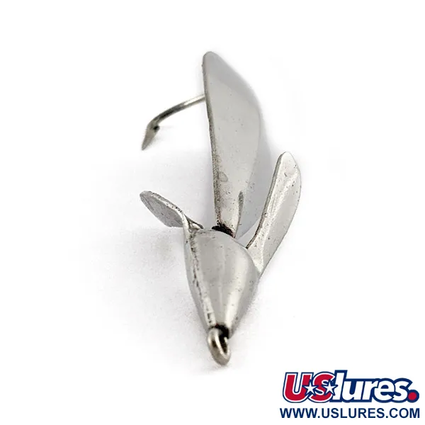 Vintage   Weedless Panther Martin Weed Wing, 2/5oz nickel fishing spoon #22978