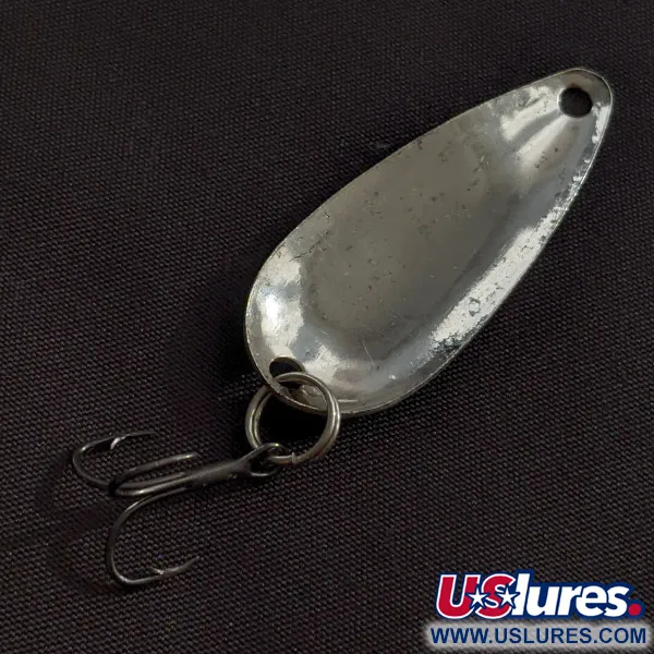 Vintage   Kmart Spoon, 3/16oz red/white/nickel fishing spoon #22983